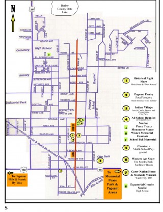 Medicine Lodge map | Peace Treaty