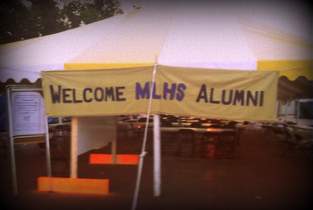 Alumni Rendezvous tent